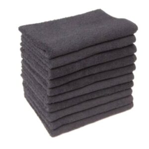 Toalla de peluquería Negro - Leotex